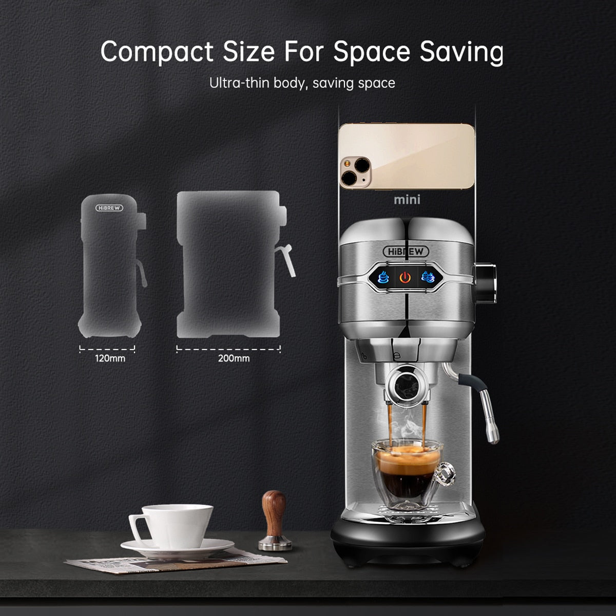 HiBREW Inox Semi Automatic